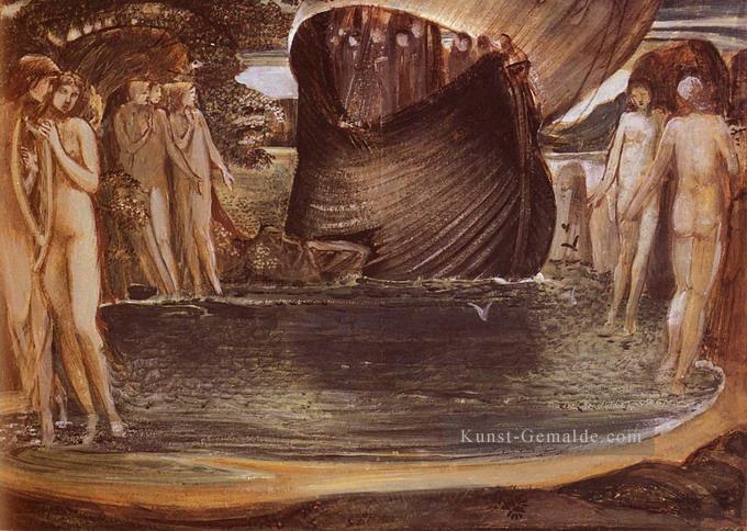 Entwurf für die Sirenen Präraffaeliten Sir Edward Burne Jones Ölgemälde